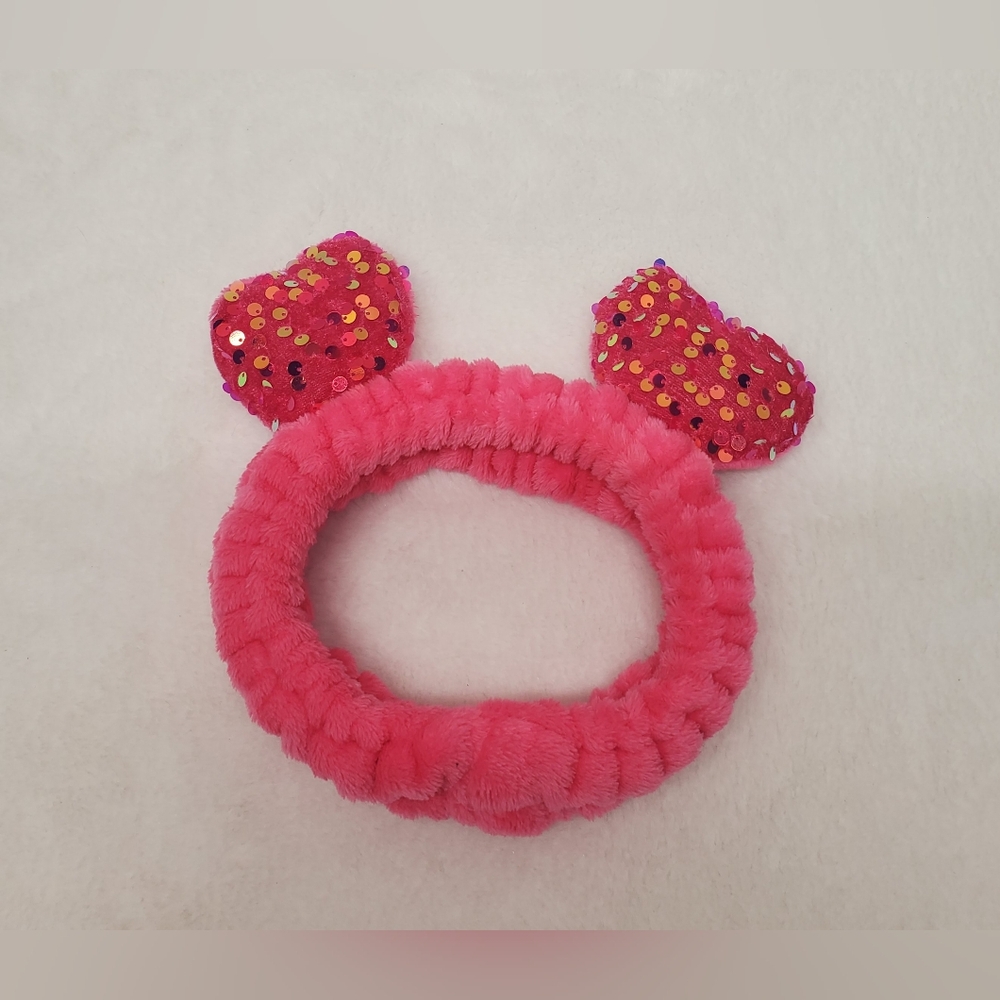 💖10 FOR 20💖Pink Sequin Makeup Headband Hair Accessory